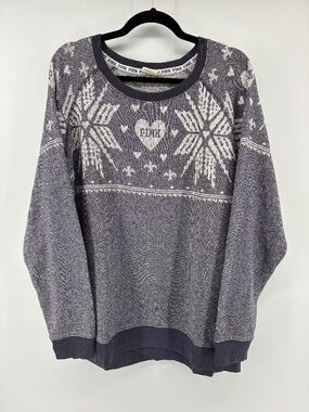PINK by Victoria’s Secret Holiday Sleep Cozy Lounge Sweater